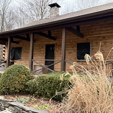 Sand-Blasting-log-home 8