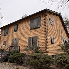 Sand-Blasting-log-home 9